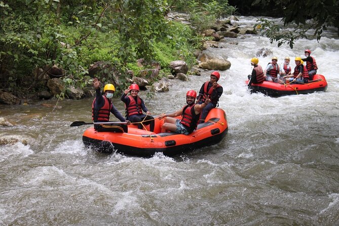 Rainforest Day Trip with Cave, Rafting, ATV & Lunch - 7km White-Water Rafting: fun, but ask questions about your route