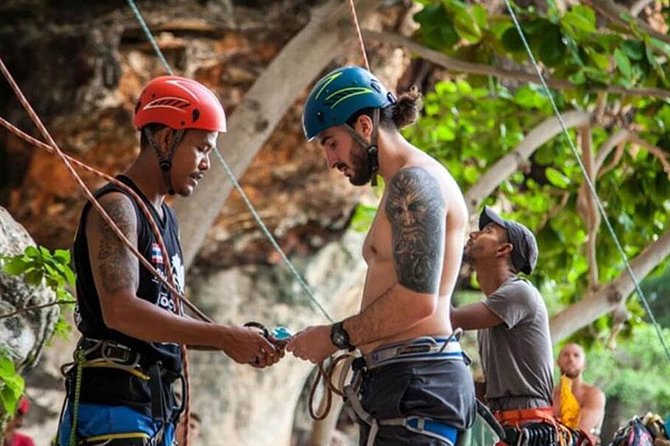 Rock Climbing at Railay Beach Krabi - Abseiling and the extra confidence boost you didn’t expect