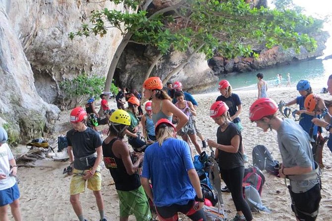 Rock Climbing at Railay Beach Krabi - Small groups and why a group of 10 feels like your own session