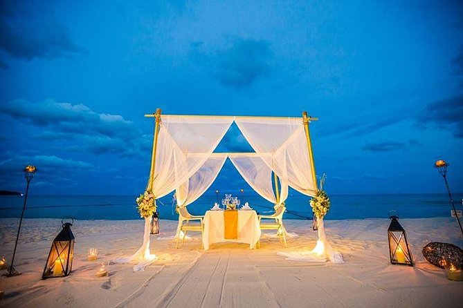 Romantic 4-Course Dinner for Two on the Beach by the Amari Samui - A private gazebo on Chaweng Beach: the real draw