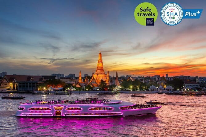 Romantic Sunset The Planet Cruise with Bangkok Night Views - Khon show, Thai classical dance, and live music: the onboard atmosphere