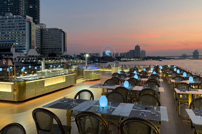 Romantic Sunset The Planet Cruise with Bangkok Night Views - Photo spots from the route: Asiatique, Taksin Bridge, and skyline glow