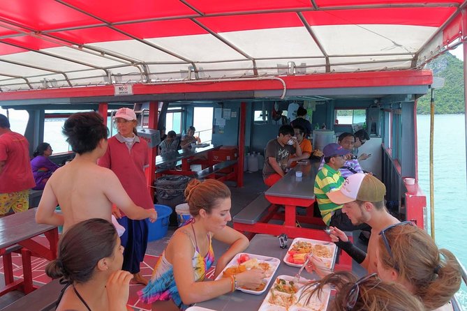 Samui Island Tour to Angthong Marine Park by Big Boat with Kayaking - Ko Mae Ko: stairs, a quick climb, and a payoff view