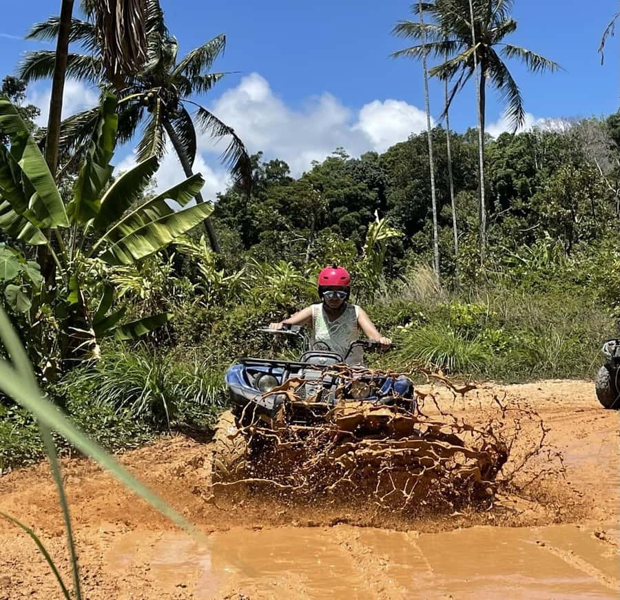 Samui X Quad ATV Tour (Driver + Passenger) with lunch - Stop-by-Stop: From Safety Briefing to Waterfall and Pra Buddha Dīpankara