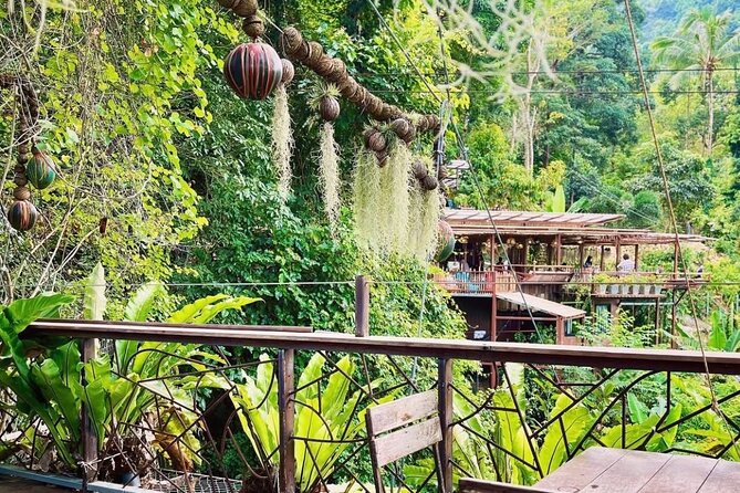 Samui Zipline FLY & Fun Tree Bridge Jungle Cafe & Waterfall - Your Main Nature Stop: Tan Rua Waterfall and the Jungle Cafe Break