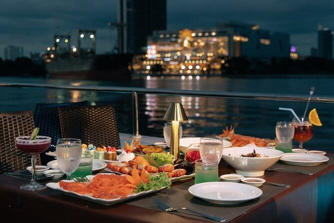 Scenic Bangkok Unicorn Dinner Cruise on Chao Phraya River - Rama VIII Bridge, Taksin Bridge, and the River Photo Run
