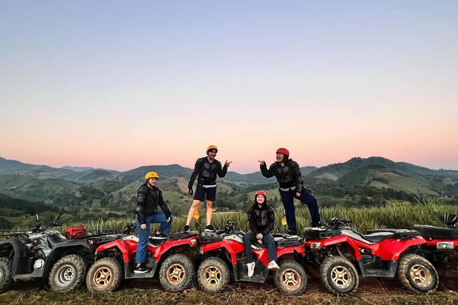 Scenic View ATV Tour and Pineapple Farm Visit in Chiang Rai - Trip A to Yafu Village: jungle trails, Lahu hill tribe area, and the Thousand Star coffee stop