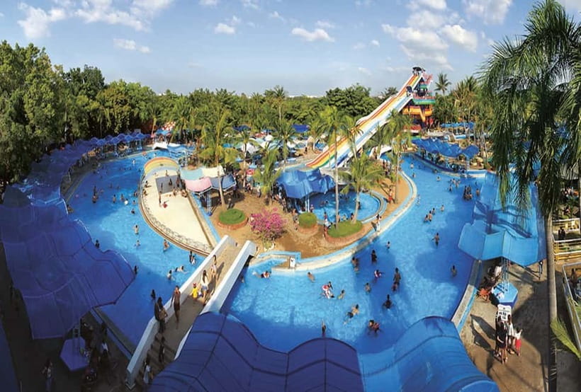 Siam Amazing Park Entry Ticket with Buffet Lunch (NON THAI) - Waterfalls and cooling breaks: where the park feels more natural