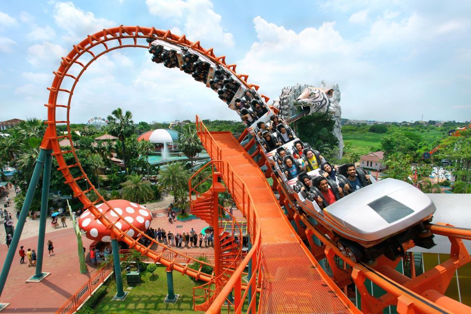 Siam Amazing Park: Water Park Ticket and Buffet Lunch - X-Zone and the thrill rides: roller-coasters and height rules