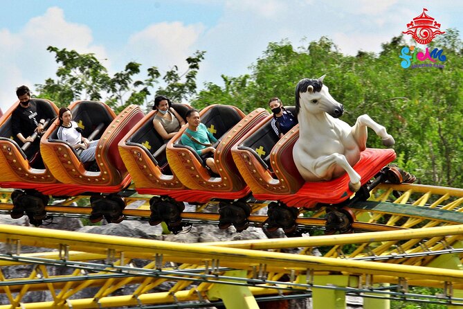 Siam Park Water and Theme Park Bangkok - The wave pool and big water slides: your main event