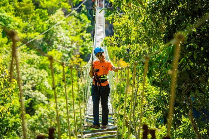 Sky High Zipline and Wang Sai Waterfall Views on Koh Phangan - Via Ferrata: The 30-Meter Climb With a Belay System