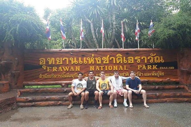 Small Group: Kanchanaburi Death Railway, Erawan Waterfall and Elephant - River Kwai Bridge: walking the iron and thinking about WWII