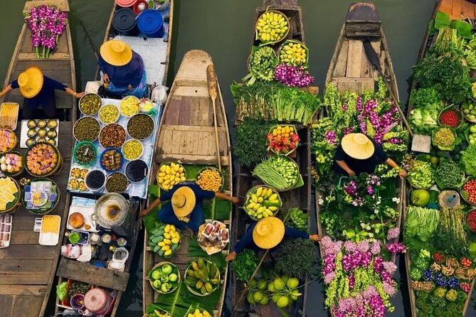 Small Group Railway Market and Floating Market - Stop 1: Damnoen Saduak Floating Market, seen from the canals