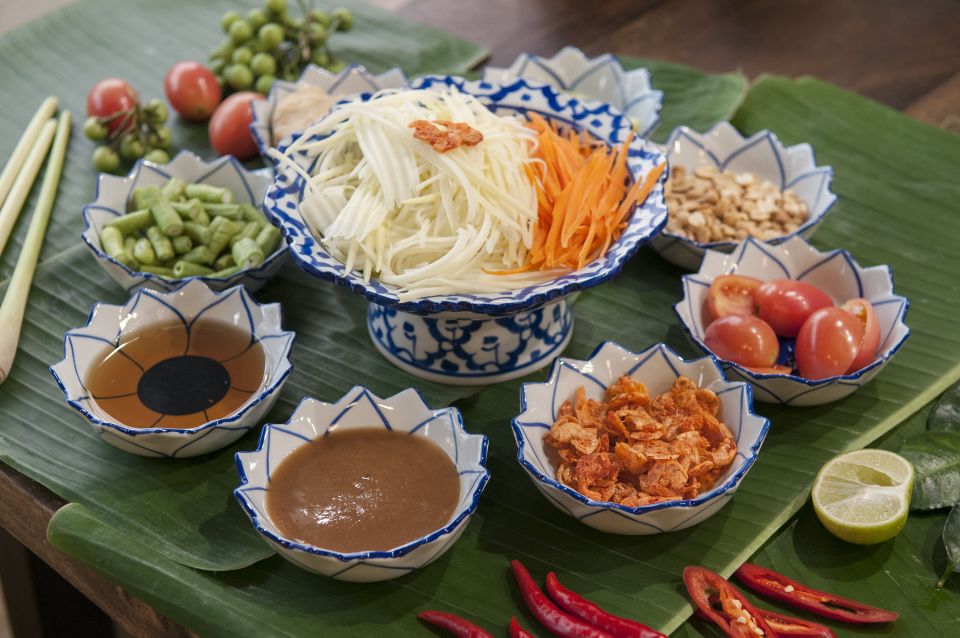 Sukhumvit: Hands-on Thai Cooking Class & Market Tour in BKK - No MSG, Clean Workstations, and Eating What You Make