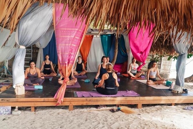 Sunrise yoga class overlooking the beach, the sea & sunrise . - Meeting Keirita on Sunrise Beach: What the Start Feels Like