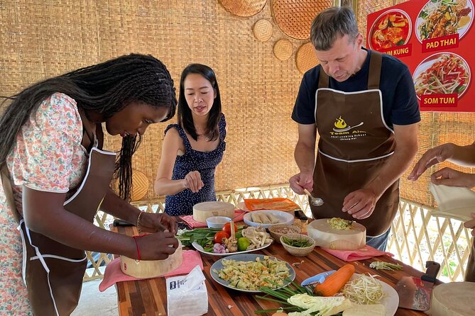 Team Aim Thai Cooking School (#1 Cooking Class in Chiang Mai) - The open-air kitchen flow: tea, coffee, then hands-on cooking