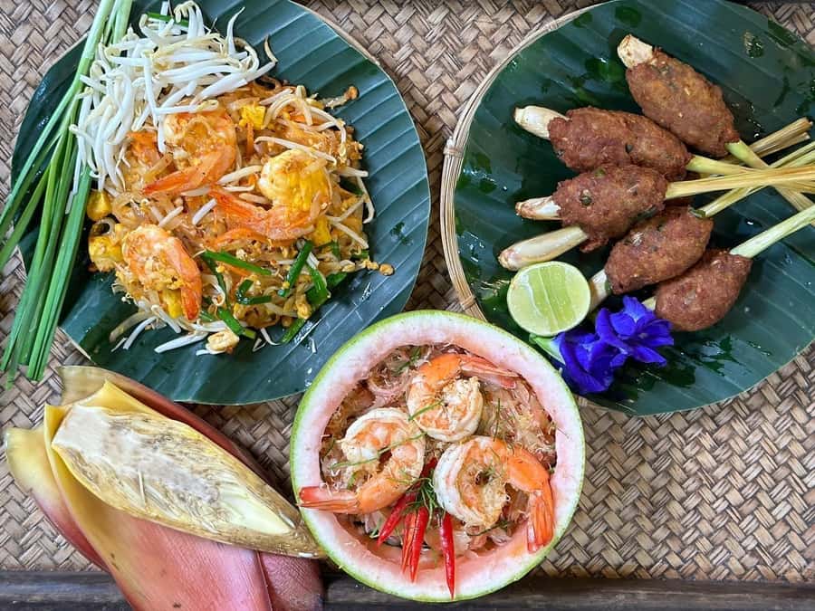 Thai cooking class &Market tour by Amazon Prime Series Chef. - Chef Wandee at Pakinnaka: the name behind the flavors