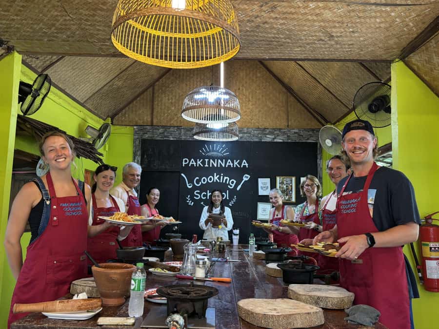 Thai cooking class &Market tour by Amazon Prime Series Chef. - The market tour: where your chili paste starts to make sense