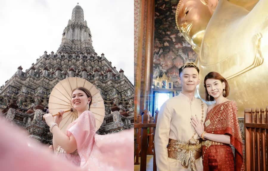 Thai Costume Photographer at Wat Arun/Pho in Bangkok - Getting Ready: Thai Costume Rental and Temple Mindset
