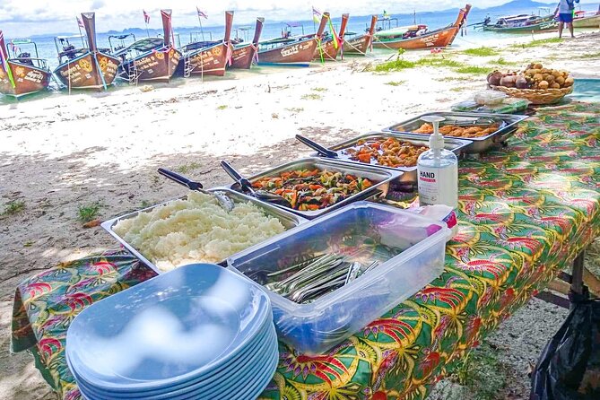 The Krabi 4 Island Tour by Longtail Boat - Chicken Island: snorkeling with reef fish and low-tide sandbar fun