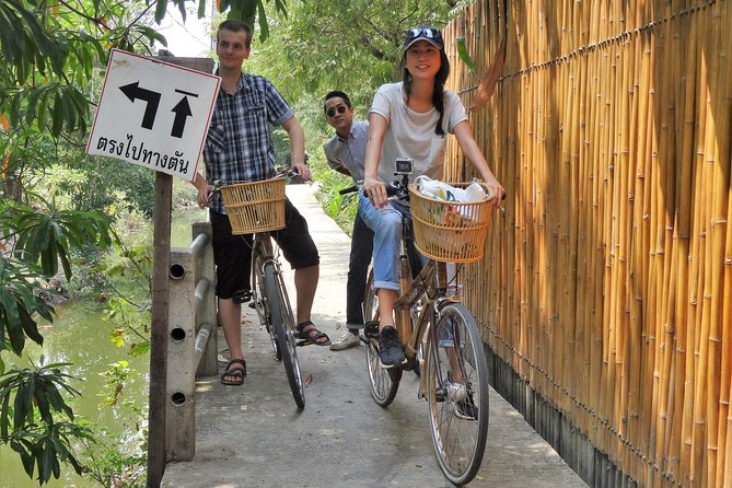 The Original Bicycle Tour in the Green Jungle of Bangkok - Sri Nakhon Khuean Khan Park: wooden bridges, bird watch tower views, and real park time