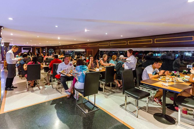 The White Orchid: Chao Phraya Dinner Cruise Experience - The buffet dinner: Thai and international on multiple decks