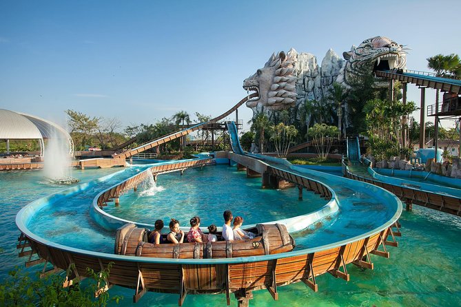 Thrilling Rides & Free Buffet at Siam Amazing Park, Bangkok - X-zone extreme rides: Vortex, Boomerang, and Giant Drop