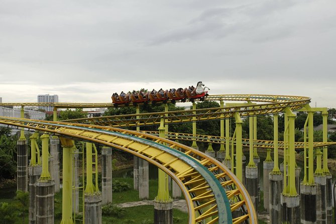 Thrilling Rides & Free Buffet at Siam Amazing Park, Bangkok - Thrill rides to aim for: roller coasters, log flumes, and the spinning-and-drop lineup