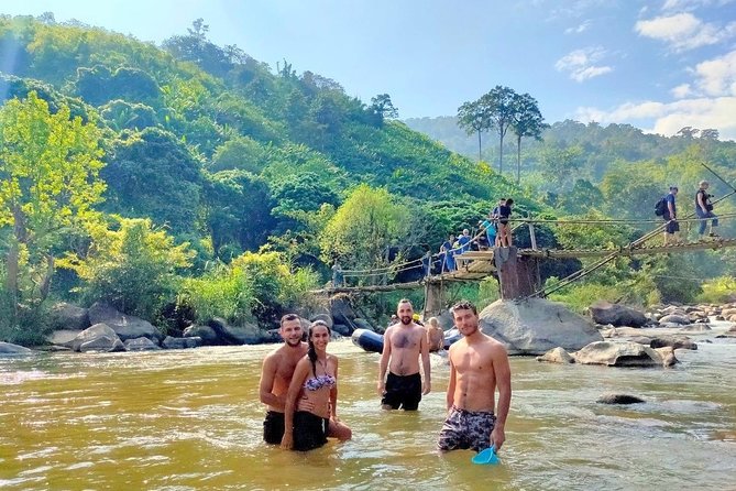 Top Pick - Full or Half Day @Elephant in Wild Sanctuary ChiangMai - A Three-Part Day in Mae Taeng: Elephants, Falls, Rafting