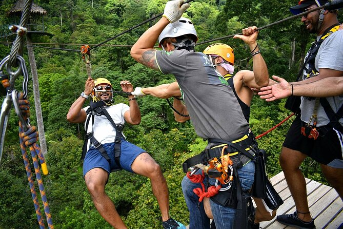 Tree Bridge Cafe And Zipline - Jungle Flight Adventure in Koh Samui - Time on the clock: 2 hours on the line, about 4 hours total