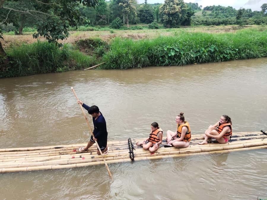 Trekking 2 Days 1 Night+Rice fields+Bamboo Rafting - Jungle Waterfall Swim and Relax: The Reset Button