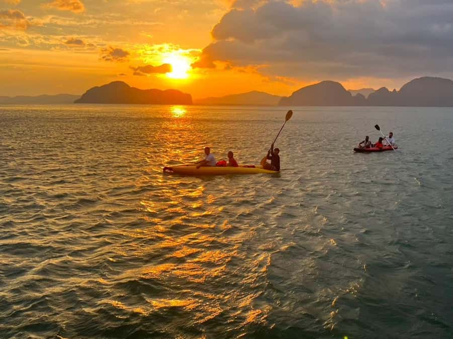 Twilight Sea Canoe to James Bond Island w/ Glowing Plankton - Pickup, Ao Po Pier, and Getting Briefed Before You Kayak