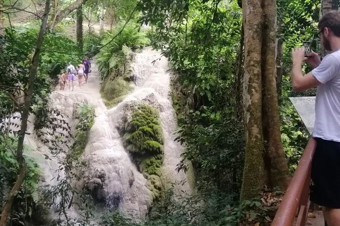 Visit Dantewada(Angel Land), Blue Temple, and Sticky Waterfall - A Full-Day Mix of Flower Gardens, Wat Beauty, and Sticky Waterfall Fun