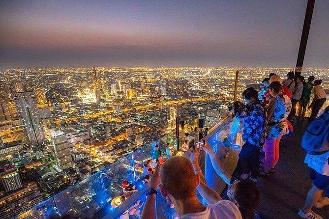 Walk over SKY at Kingpower SkyWalk Admission Ticket - Multiple Viewing Areas for Different Bangkok Angles