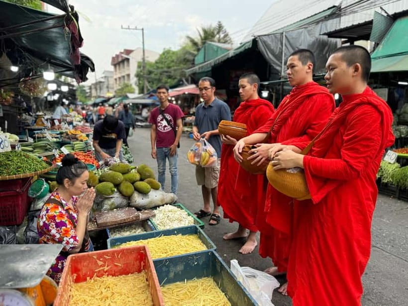 Walk With Monks Collecting Alms(meeting point maybe change) - Talking With Son or Katoon: Buddhism, Monk Life, and Dhamma Questions