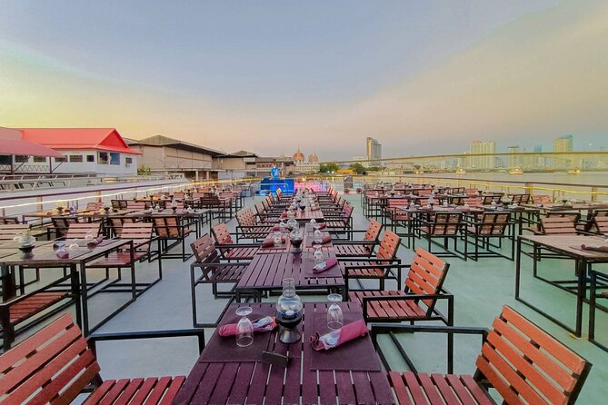 White Orchid Sunset Dinner Cruise Calypso Ladyboy Cabaret Show - Golden Hour Chao Phraya Cruise From Asiatique The Riverfront