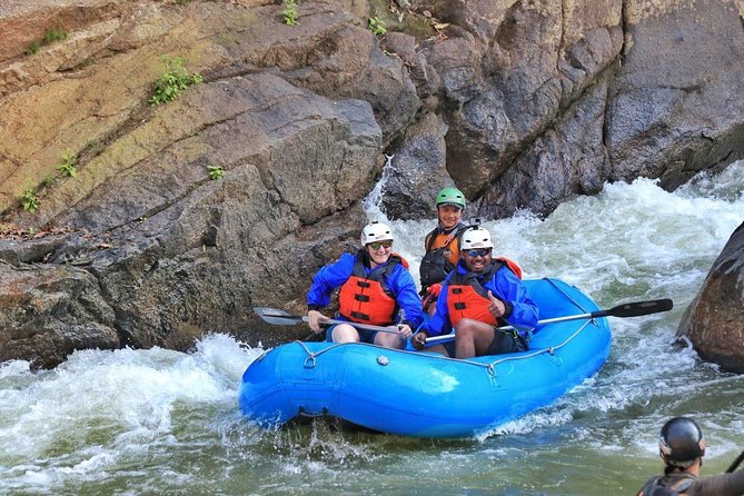 Whitewater Rafting Adventure - The near-continuous rapids finish: calm first, then a workout