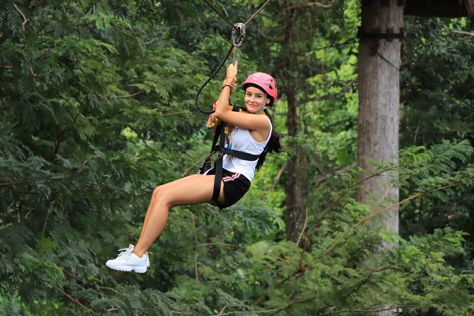 World B+ (Zipline 18 Platforms + Roller + Sky Walk with World Set Menu ) - Longest Glide: A 400m Zip Line Moment