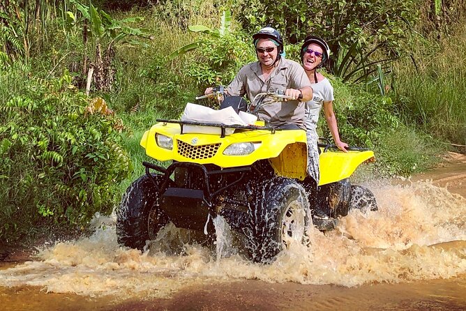 X Quad Samui ATV Tour (Driver+Passenger) with lunch - Hin Lad Waterfall: cooling off and getting that shower under the falls