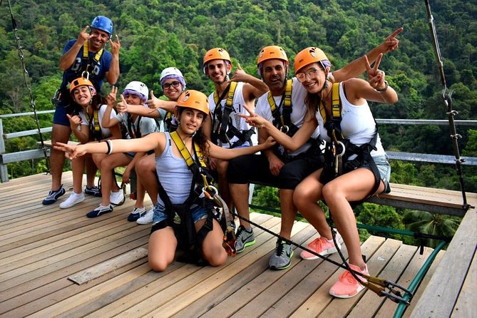Zipline Adventure in KohSamui 10 Cables with Mountain & Sea Views - The Café Stop and Suspension Bridge: A Smart Break in the Middle